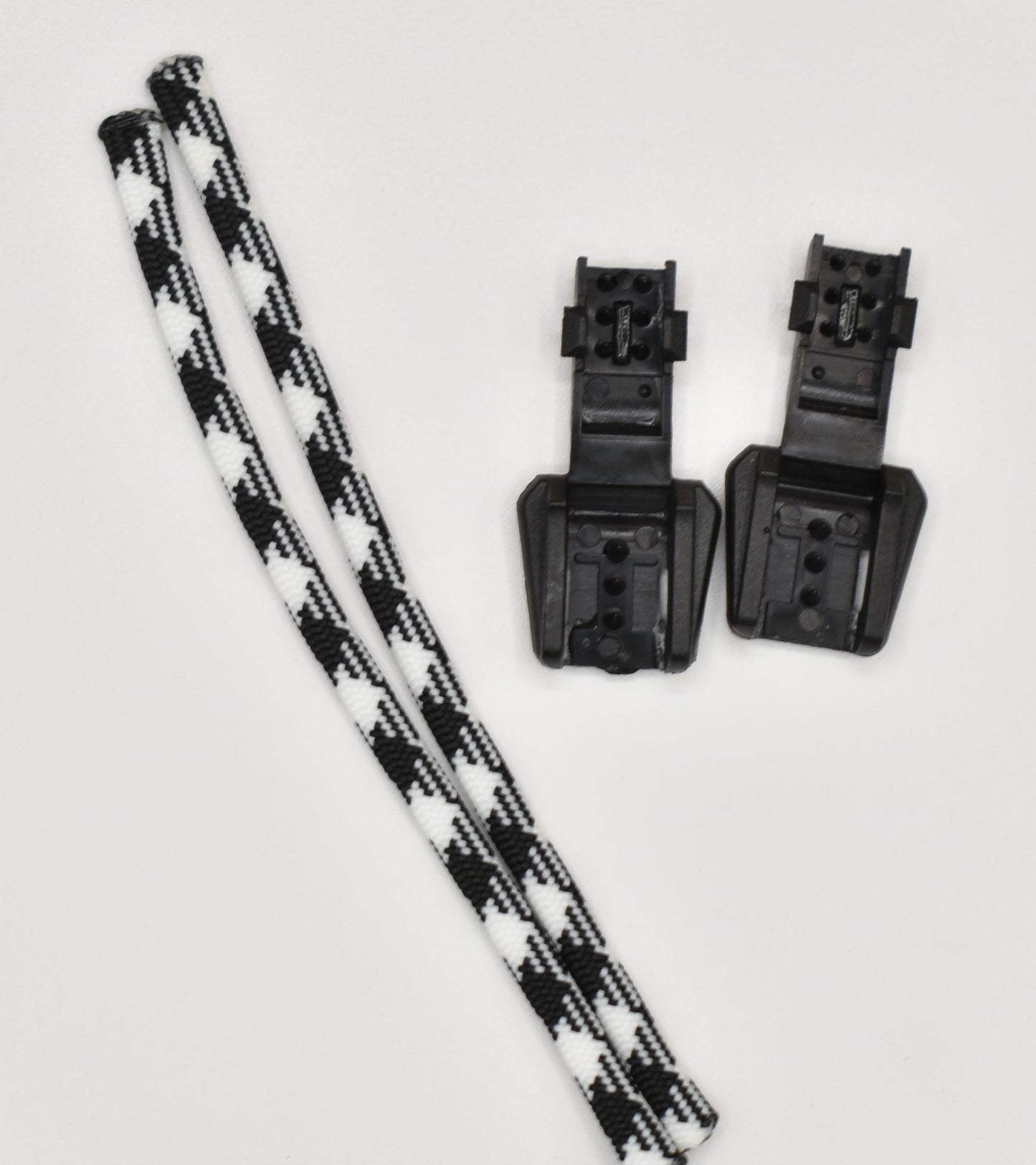 Paracord Zipper Pulls - Black/White