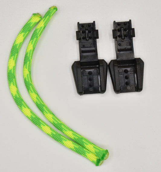 Paracord Zipper Pulls - Bright Green/Yellow