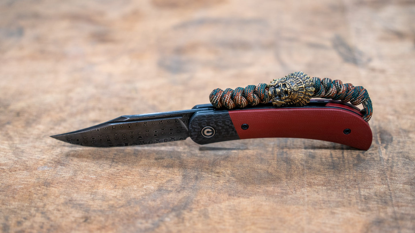 Appalachian Drifter with custom Indian Chief Lanyard