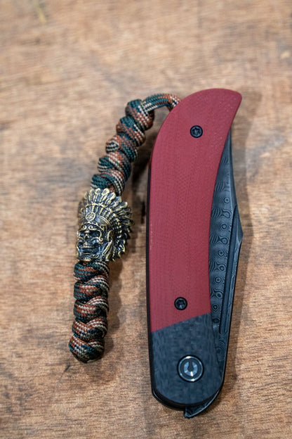 Appalachian Drifter with custom Indian Chief Lanyard